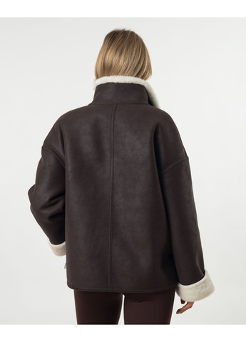 Коричневый зимний Пуховик MissLynx