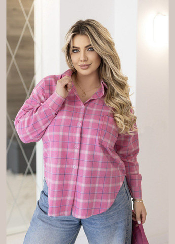 Светло-розовая рубашка No Brand