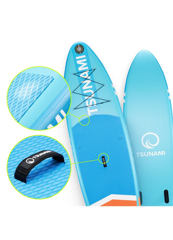 Надувная SUP доска 320 см с веслом Lagoon T02 () TSUNAMI P-5907739314215 (341529137)