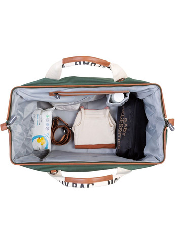 Сумка Mommy bag Signature - Canvas Green, зеленый () Childhome CWMBBSCGR (331789843)