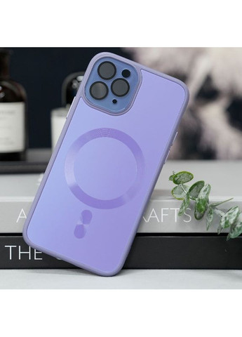 Чохол TPU+Glass Sapphire Midnight з MagSafe для Apple iPhone 13 Pro (6.1") Сиреневий Epik (372973100)