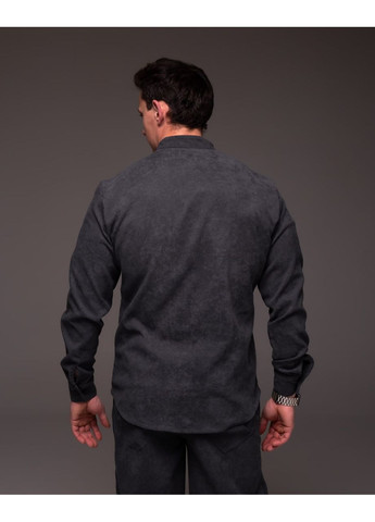 Темно-серая рубашка No Brand