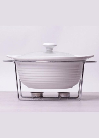 Марміт Food Warmer керамічна каструля 2.4л Ø28см з підігрівом Kamille (297201623)