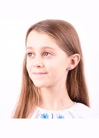 Серебряные серьги-гвоздики (4872) IRIJ (331016706)