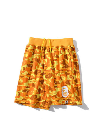 Шорти жовті Bape A Bathing Ape x PUBG Yellow Sweat Shorts Unisex (356677655)