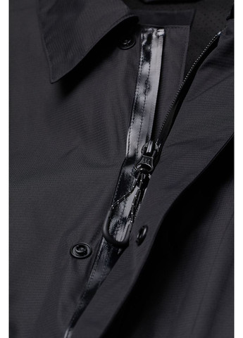 Чорне демісезонне Пальто-плащ чорне чоловіче без підкладки - М H&M