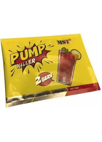 Передтренувальний комплекс Pump Killer 22 г Фруктовий пунш MST (351864098)