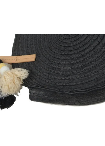 Экологическая соломенная женская плетенная сумка Черная Esmara (365715583)