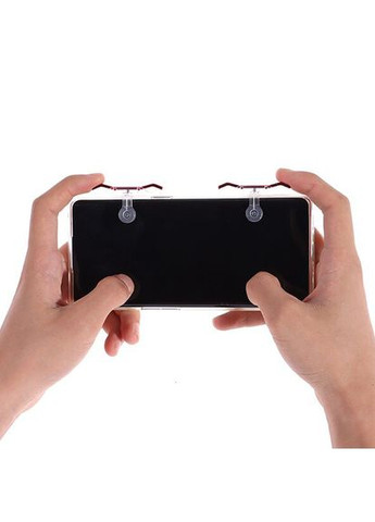 Комплект ігровий E9 тригери курки і напальчники S23 сірі для гри в 4 пальця на телефоні смартфоні No Brand (305199925)