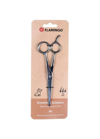 Ножиці для стрижки собак та котів Trimming Scissors 16 см (5415245024004) Flamingo (318101081)