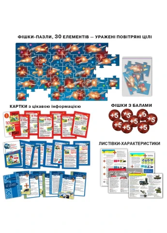 Настольная детская игра «ПВО на защите страны» 81435 No Brand (317275724)