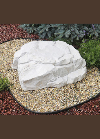 Ландшафтный Валун (камень) белый гранит 87х86х28 см (ССПГ000106) Гранд Презент (285720645)