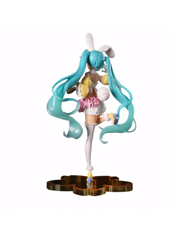 Аніме фігурка Hatsune Miku Хацуне Міку з вушками та великоднім кошиком 23см No Brand (341324913)