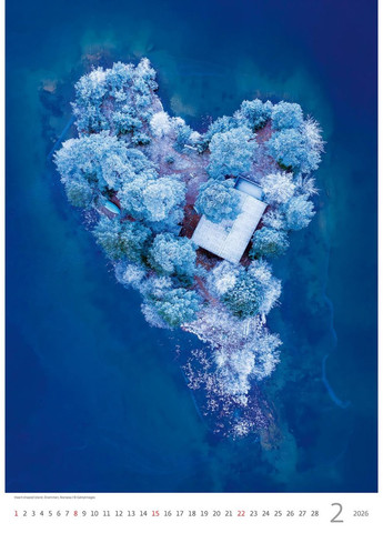 Календар HELMA 2026 31,5 х 45 см World from Above Helma 365 (361855136)