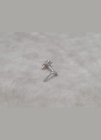 Серебряные серьги с фианитами. 8182434Р ОРАНЖ Астор (315140974)