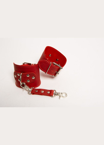 Кожаные наручники HC-5 красный Edena (307925915)
