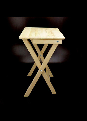 Столик розкладний з дерева Дарлінг бланже (СУН-000101) No Brand (328960176)