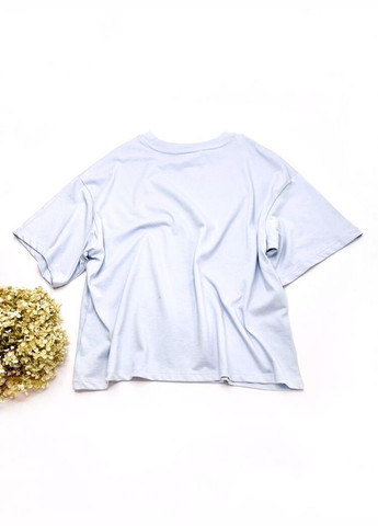 Блакитна футболка н&м 140 см блакитний артикул л1207 H&M