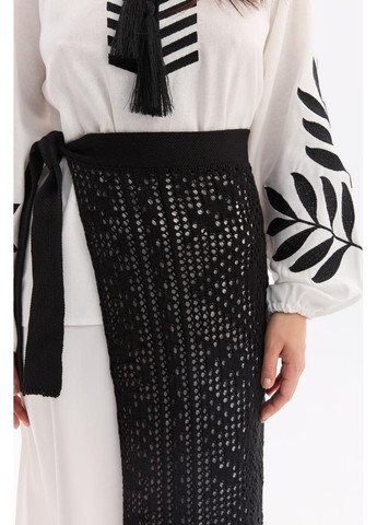 Жіночий в'язаний фартух "Серпанок" (90 см) MEREZHKA (366081734)