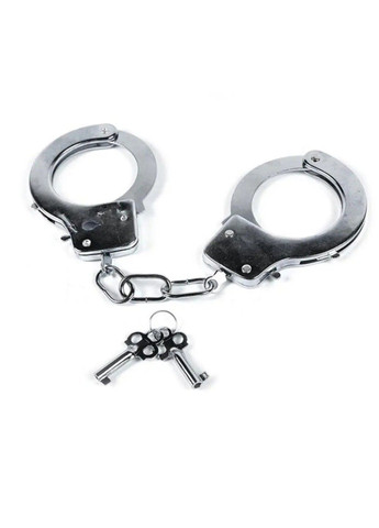 Металеві наручники для сексу обшиті чорним хутром We Love (284279384)