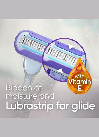 Змінні картриджі для гоління (Леза) жіночі Deluxe Smooth Swirl 2 шт Venus (346493649)