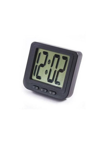 Настольные электронные часы на батарейках KD-1826 цифровые часы в авто с магнитом Черный Kadio (323000725)