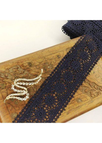 Кружево макраме 5 см (20 м) цвет-синий темный (20-Y10489-2) Plus-plus (352744709)