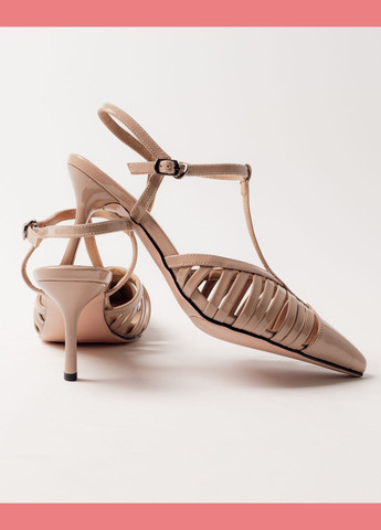 Босоніжки на високій шпильці лакова шкіра Aiformaria (325215324)