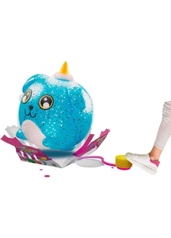 Игровой набор Синий песик надувная игрушка, насос 45 см Biggies (392089273)
