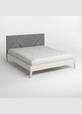 Двоспальне дерев'яне ліжко Нью-Йорк ДК (S2005Y50R)/Аляска 93 (Сірий) 180х200 см (MBG-10333) Mebigrand (368282441)