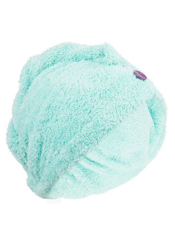 Рушник - Тюрбан для волосся з м'якої мікрофібри Бірюзовий Nabaiji блакитний