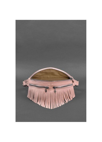 Поясная сумка женская кожаная через плечо Spirit розовая BlankNote (302008233)