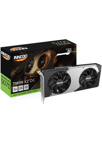 GeForce RTX5070 TWIN X2 OC, 12GB GDDR7, 192bit, PCI Express 5.0 Inno3D (330030516)