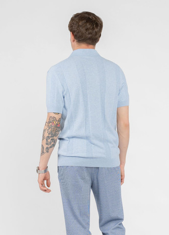 Голубой футболка-поло мужское голубое для мужчин Arber