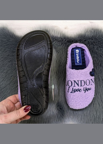 Сиреневые тапочки домашние женские Inblu