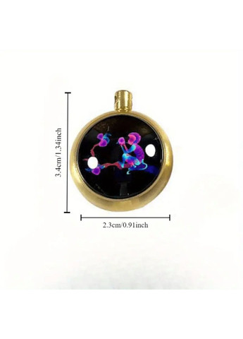 Латунный брелок - подвеска с китайскими знаками зодиака ЗМЕИ символ 2025 года No Brand (306717375)