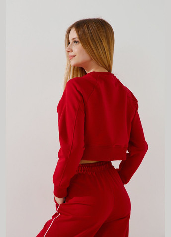 LAWA світшот з принтом для дівчинки p-gb02316 152 см shop (2000991061859) червоний повсякденний бавовна, поліестер