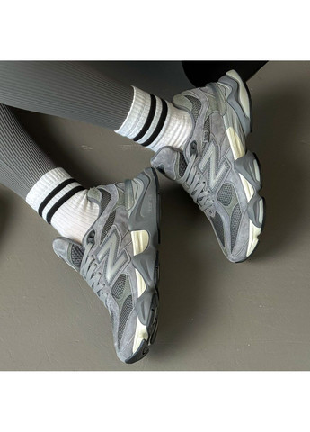 Темно-сірі Осінні кросівки чоловічі і жіночі new balance 9060 x joe freshgoods gray | нью беланс 9060 сірі No Brand