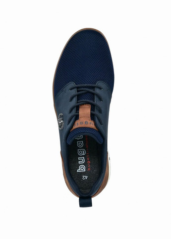 Синие мужские туфли 331-afb01-6900-4100 синий кожа Bugatti