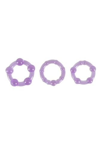 Набір із 3 ерекційних кілець "Cock Rings Set "Get Hard" You2Toys (299386669)