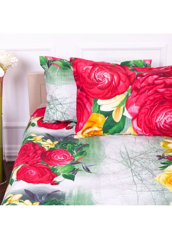 Комплект постільної білизни Мікрофібра принт 15-0587 Eternity Євро Mirson (399958957)