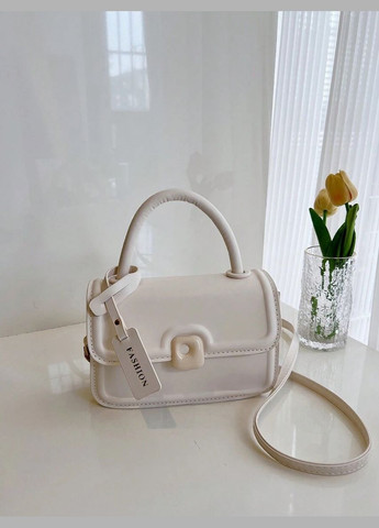 Женская сумка 8747 кросс-боди белая No Brand (306709589)