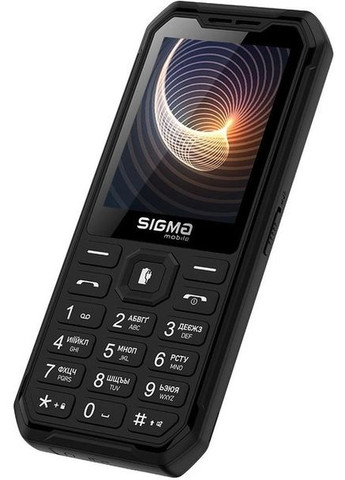 Телефон кнопковий mobile Xstyle 310 Force TYPE-C вихід чорний Sigma (293346082)
