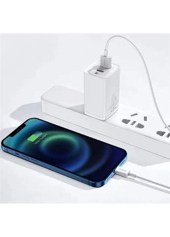 Кабель USB to iP Baseus Superior Series 2.4A 0,25м ABS Белый No Brand Superior Series Fast Charging (401165946)