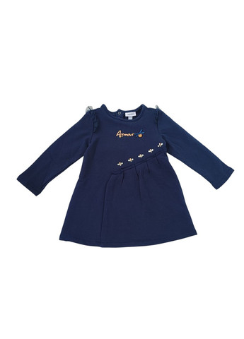 Комбінований демісезонний дитячий комплект (утеплена сукня з лосинами) для дівчинки 12-18 місяців різнобарвний (0608) OVS