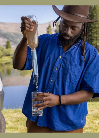 Фільтр для води LifeStraw Peak Personal Mountain Blue No Brand (316440751)