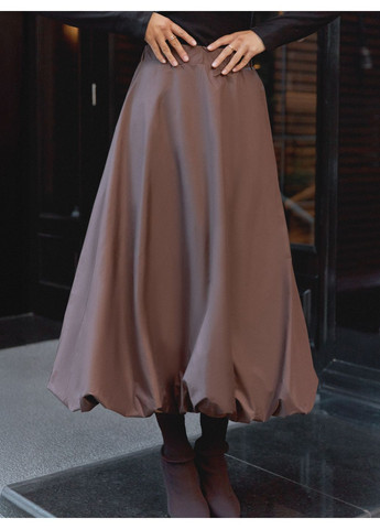 Спідниця напівкльош з підкладкою осіння жіноча з плащівки Seventeen (366032008)