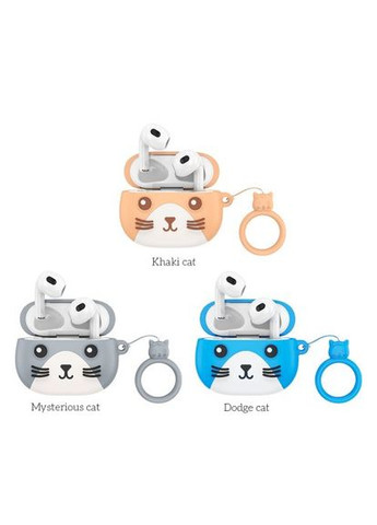 Навушники бездротові EW46 True ws stereo headset TWS Khaki Cat Hoco (370613272)