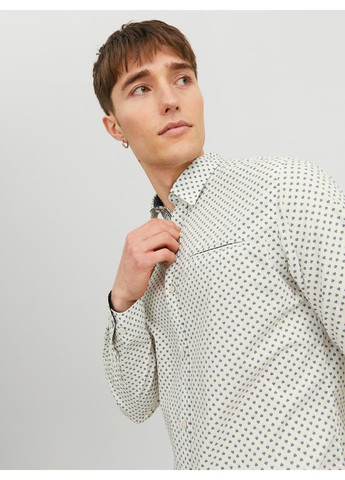Белая рубашка Jack & Jones