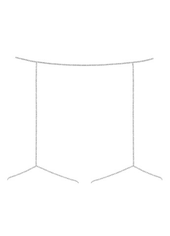 Ланцюжок декоративний для тіла сріблястого кольору Bijou 905 Obsessive (297865728)